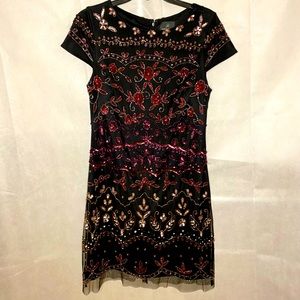 Adrianna Pappell Sequin Mini Dress